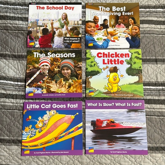 6 BENCHMARK EDUCATION LEVEL D/5 EARLY READERS BOOKS - Picture 1 of 1